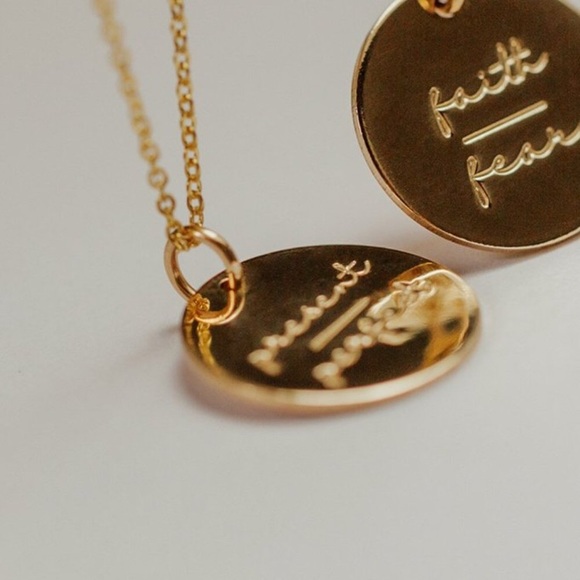 Present/Perfect Mantra Classic Gift Charm Necklace - Picture 2 of 16